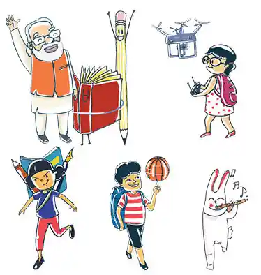 परीक्षा पे चर्चा युवाओं के लिए तनाव मुक्त माहौल बनाने के लिए प्रधान मंत्री नरेंद्र मोदी के नेतृत्व में बड़े आंदोलन - 'एग्जाम वॉरियर्स' का हिस्सा है।